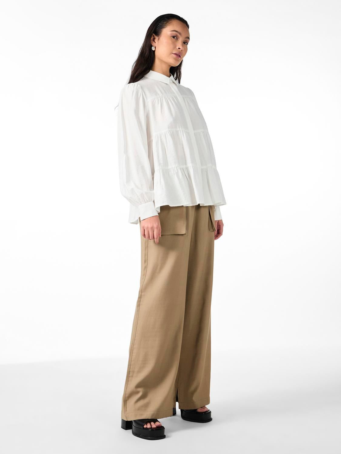 YASPALA Shirt - Star White - VERO MODA & VILA Bergvik